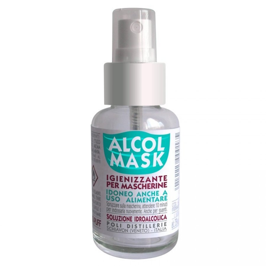 Alcol Mask - Igienizzante Per Mascherine 50ml per Pulizia e Protezione