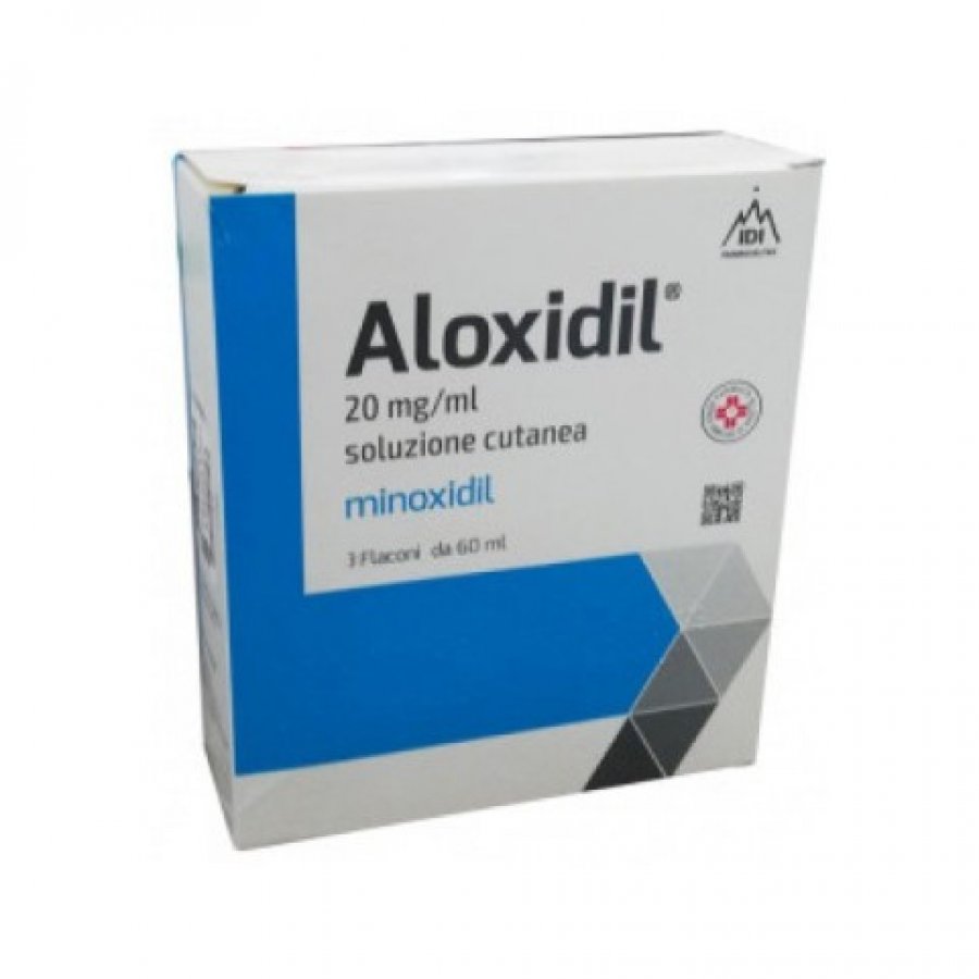 ALOXIDIL*SOLUZ 3FLACONCINI 60ML20MG/ML