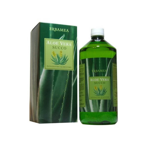 Erbamea - Aloe Vera Succo 500ml - Integratore per la Salute e il Benessere dell'Apparato Gastrointestinale