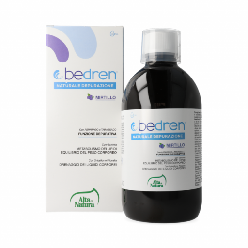 Be Dren Mirtillo Flacone da 500 ml - Integratore per il drenaggio dei liquidi corporei