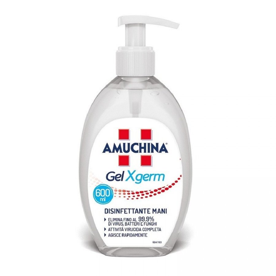 Amuchina Gel Xgerm Disinfettante Mani 600ml - Protezione Antibatterica Duratura