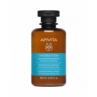 Apivita - Shampoo Idratante con Acido Ialuronico e Aloe 250ml - Shampoo per Capelli Secchi e Disidratati