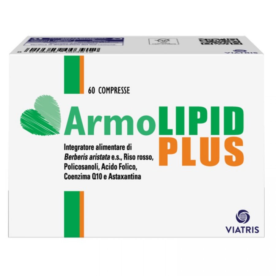 Armolipid Plus - 60 Compresse - Integratore per il controllo del colesterolo e il benessere cardiovascolare avanzato