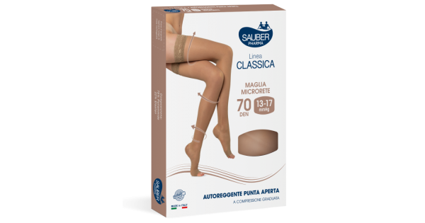 Autoreggente Punta Aperta 70 Denari Maglia Neutro Taglia