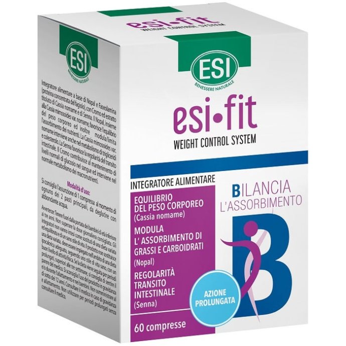 ESI Fit Bilancia Azione Prolungata - Integratore per il Peso Corporeo e Nutrienti, 60 Compresse