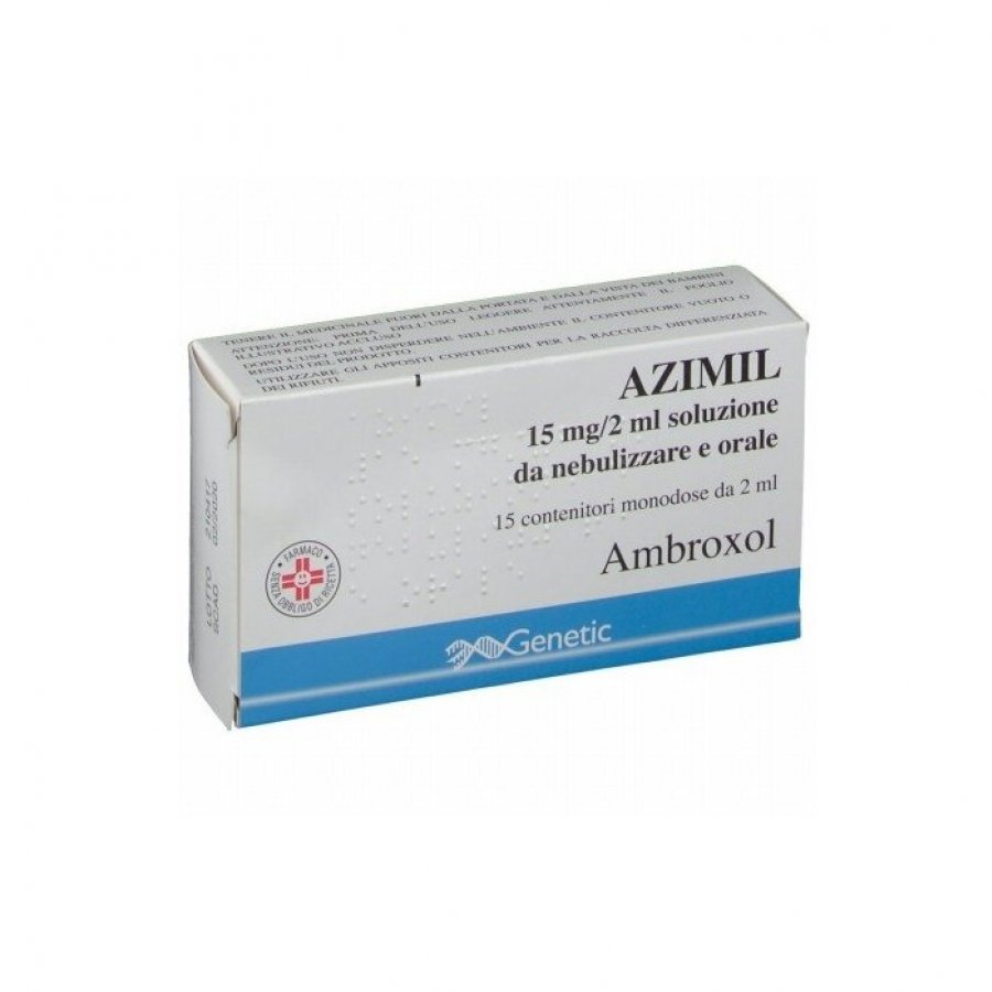 Azimil 15 Mg/ 2 ml Soluzione Da Nebulizzare E Orale 15 Contenitori Monodose da 2 ml