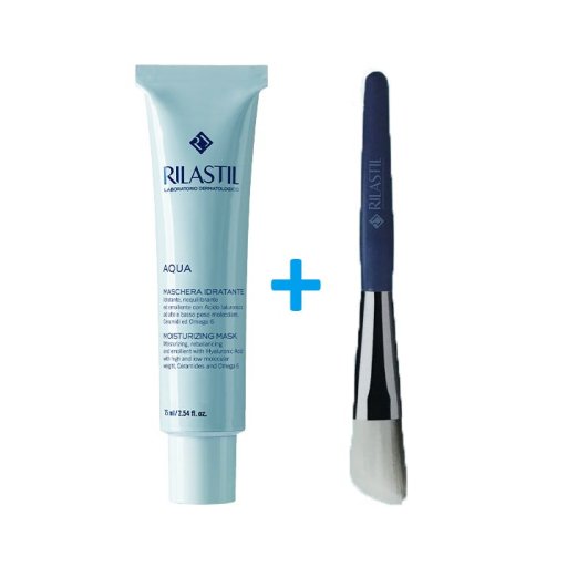 Rilastil - Aqua Maschera Confezione 75 Ml + Pennello In Omaggio