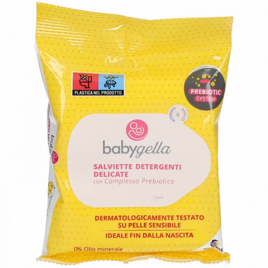 Babygella Prebiotic - Salviettine Detergenti Delicate 15 salviette