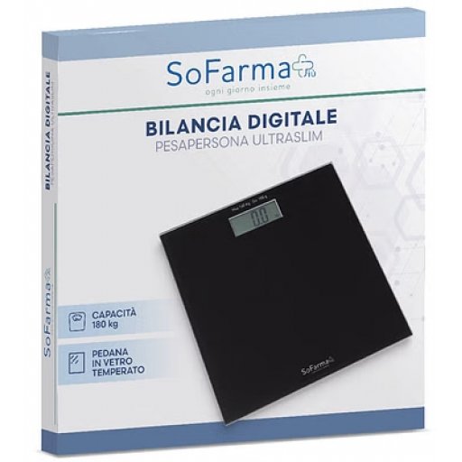 Sofarmapiù Bilancia Pesapersona Digitale - Misura Peso Precisa e Affidabile