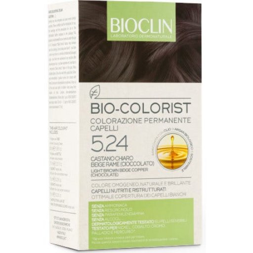 Bioclin - Bio Colorist Colorazione Permanente 5.24 Castano Chiaro Beige Rame