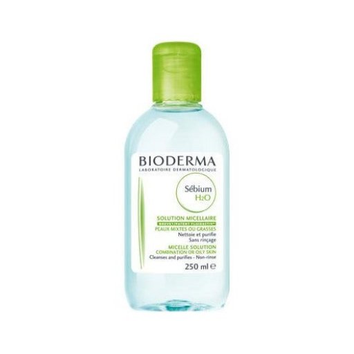 Bioderma Sebium H2O Soluzione Micellare 250ml - Detergente e Purificante per Pelli Miste o Grasse