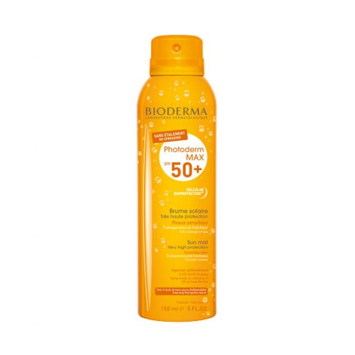 Bioderma Photoderm Max Brume SPF 50+ Spray Solare Trasparente 150ml - Protezione UVA/UVB con Antiossidanti