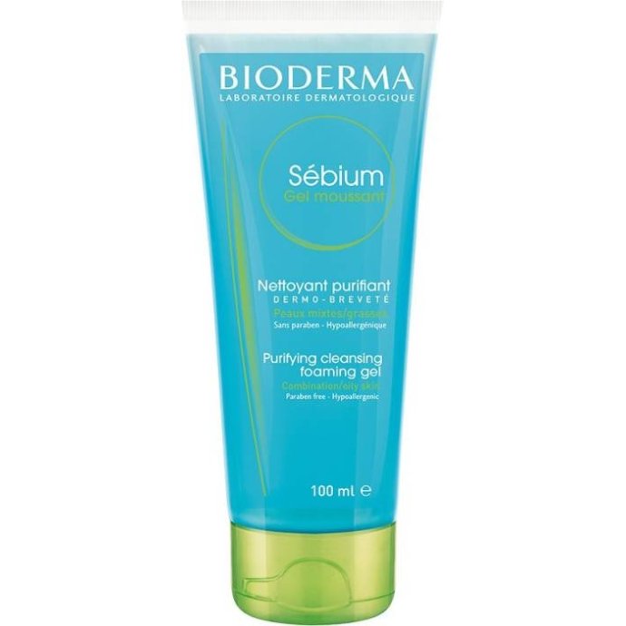 Bioderma Sebium Gel Moussant Detergente Purificante, 100ml Bioderma Sebium Gel Moussant Detergente Purificante, 100ml