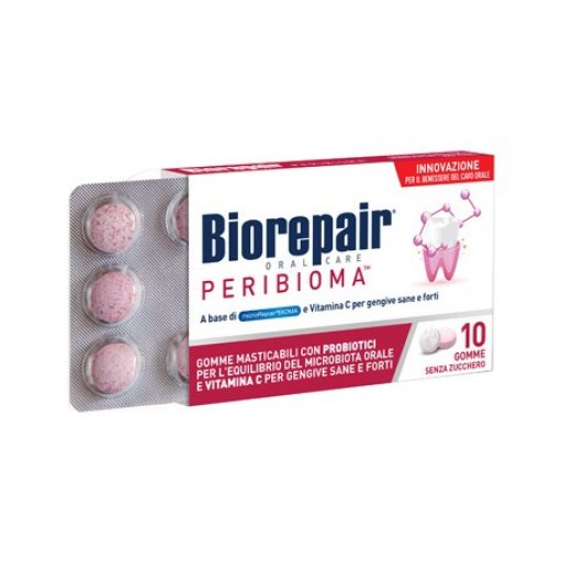 Biorepair Peribioma - Gomme Masticabili 10 Compresse Da 1,2g