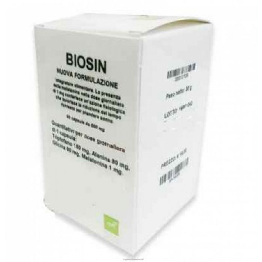 Biosin Nuova Formula Integratore 60 Capsule