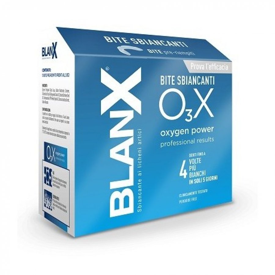 Blanx O3X Bite Sbiancanti Pronti all'Uso - Confezione da 10 Pezzi