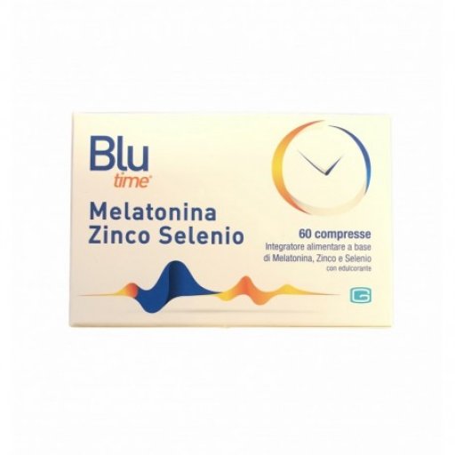 Giuriati - Bluetime Integratore Melatonina Zinco Selenio, 60 cpr