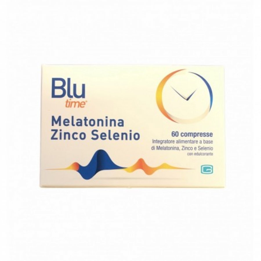 Giuriati - Bluetime Integratore Melatonina Zinco Selenio, 60 cpr