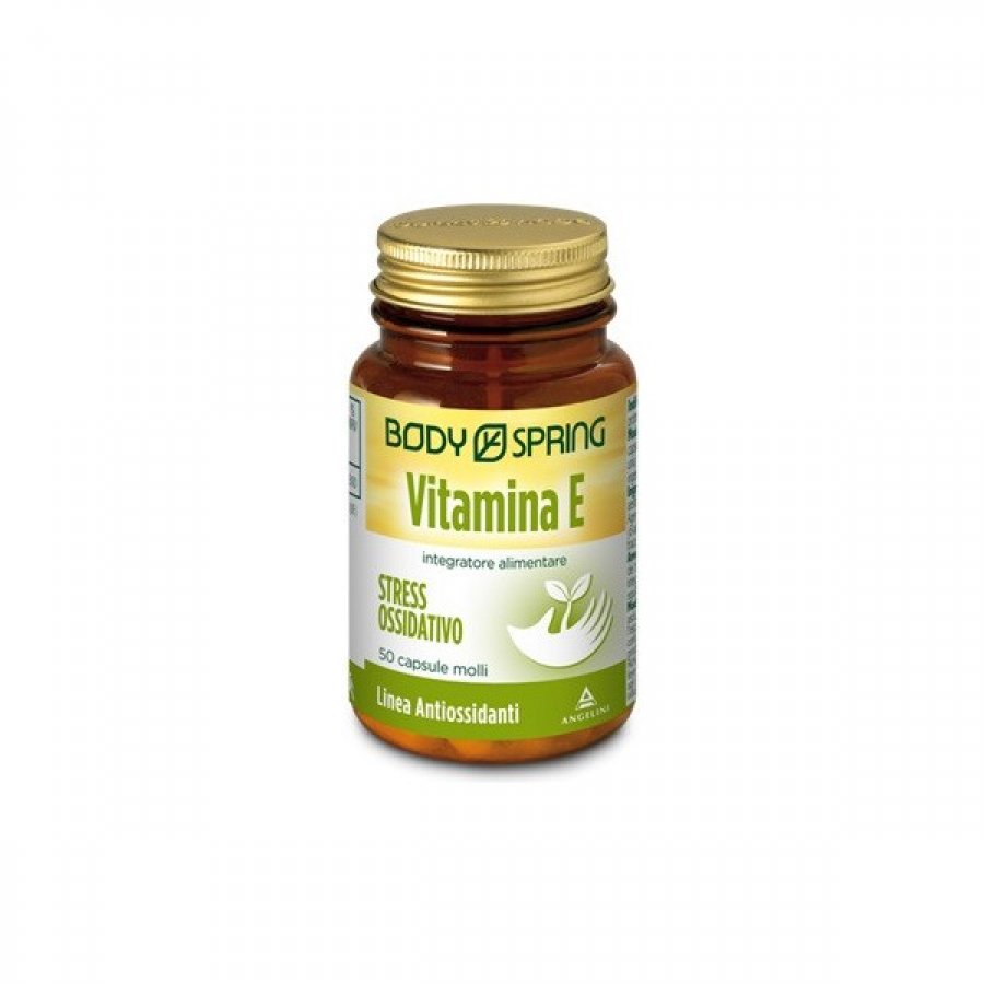 Angelini Body Spring Vitamina E - Protezione Antiossidante - 60 Capsule