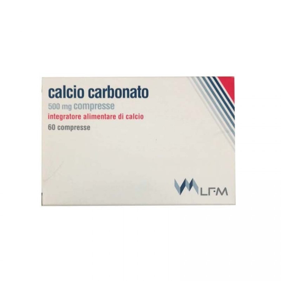 Calcio Carbonato 60 Compresse - Integratore per Ossa Forti