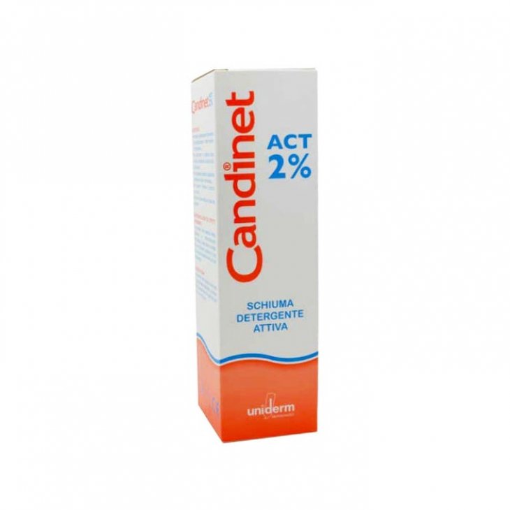 Candinet Act 2% 150 ml - Schiuma Detergente Attiva per il Riequilibrio Flora Batterica