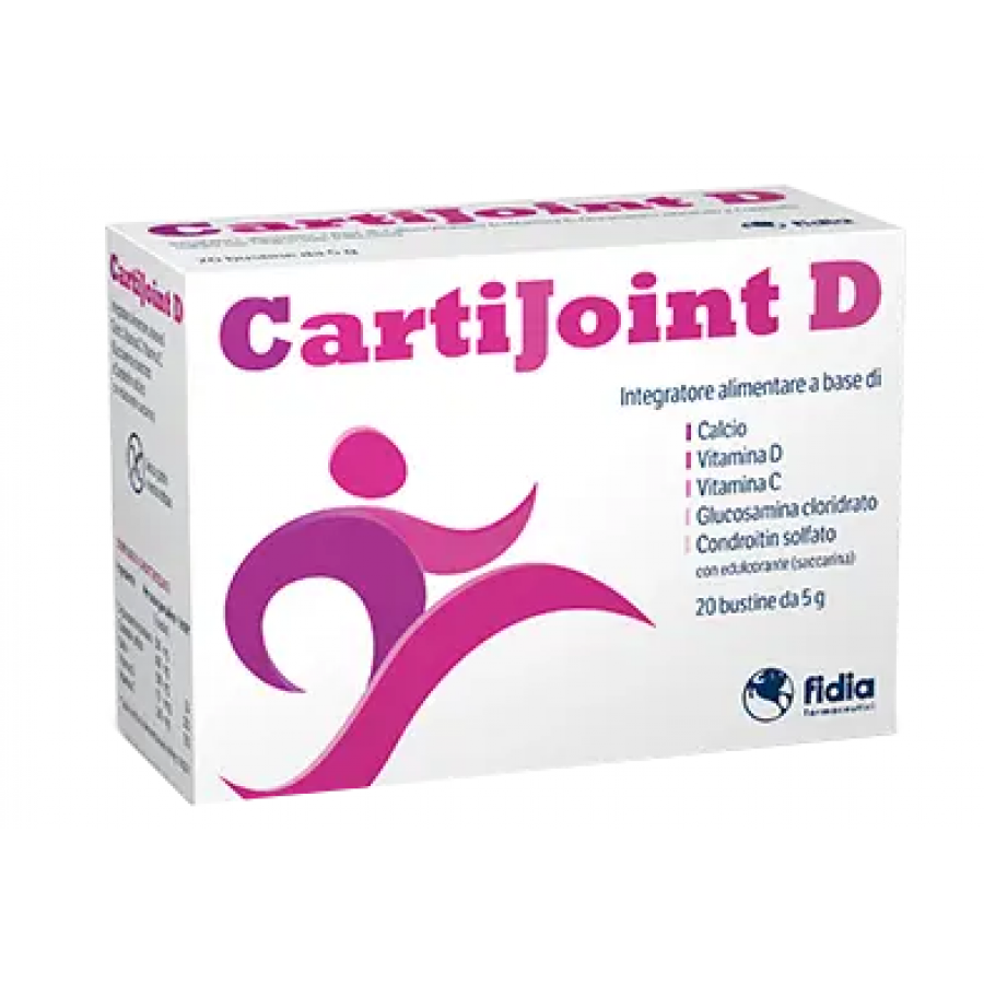 CartiJoint D - Integratore alimentare corretto funzionamento articolazioni 20 bustine 5 g