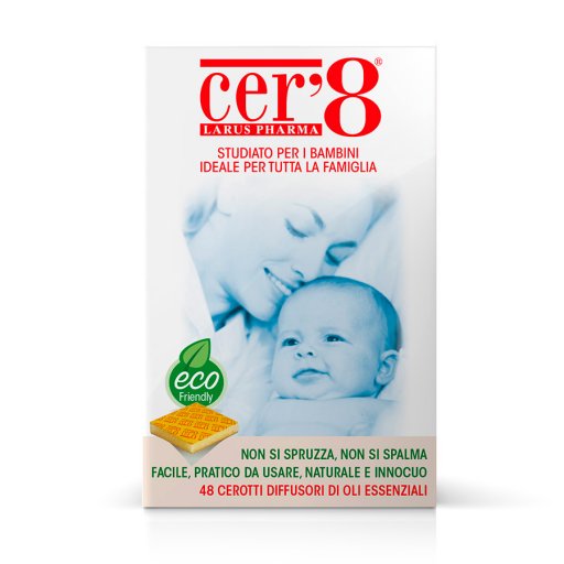 Cer'8 Cuscinetti Adesivi Anti Zanzare 48 Pezzi - Protezione Efficace