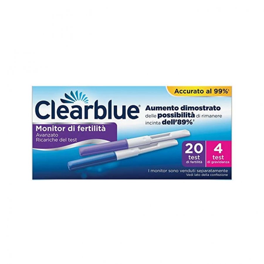Clearblue - Stick Per Monitor Fertilità 20 Stick + 4 Test