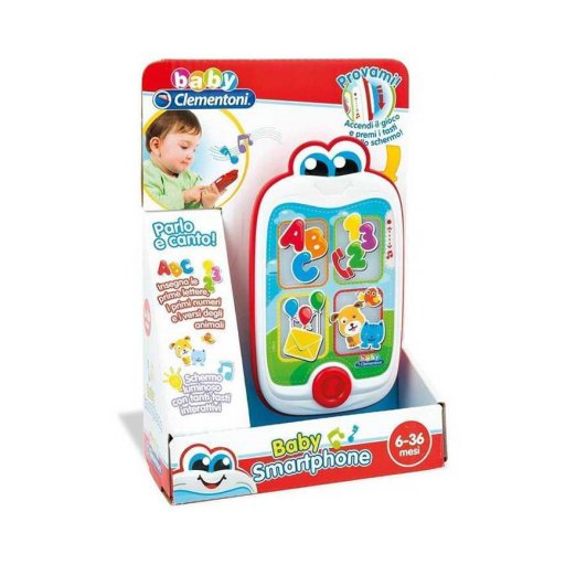 Clementoni Smartphone Touch & Play - Giocattolo Educativo Interattivo per Bambini