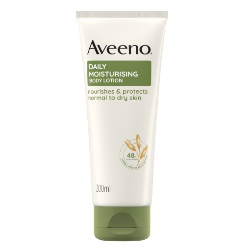 Aveeno Daily Moisturising Crema Idratante Corpo 200ml - Senza Profumo per Pelle Secca e Sensibile