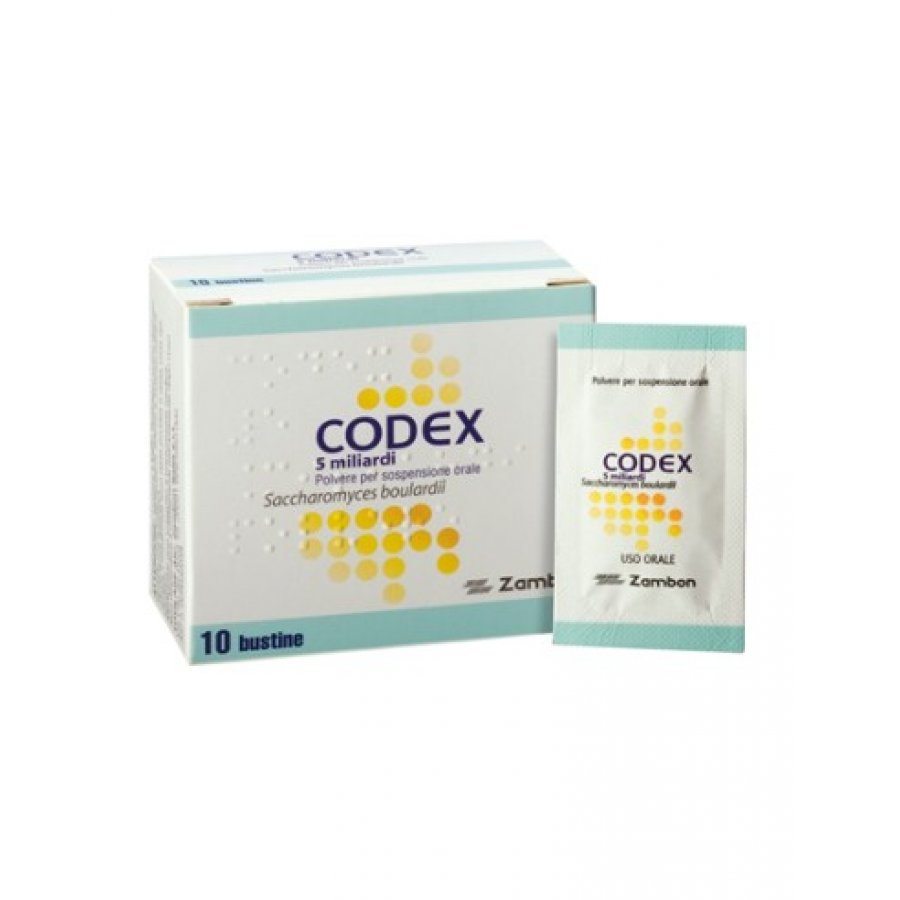Codex 5 Miliardi 10 Bustine - Integratore Probiotico per la Salute Digestiva