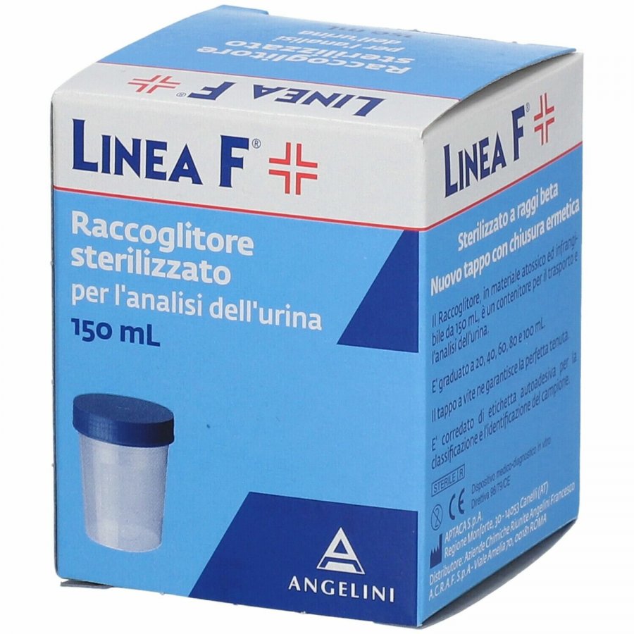 RACCOG URINA LINEA F 120ML - Contenitore per Raccolta Urina, Marca Linea F