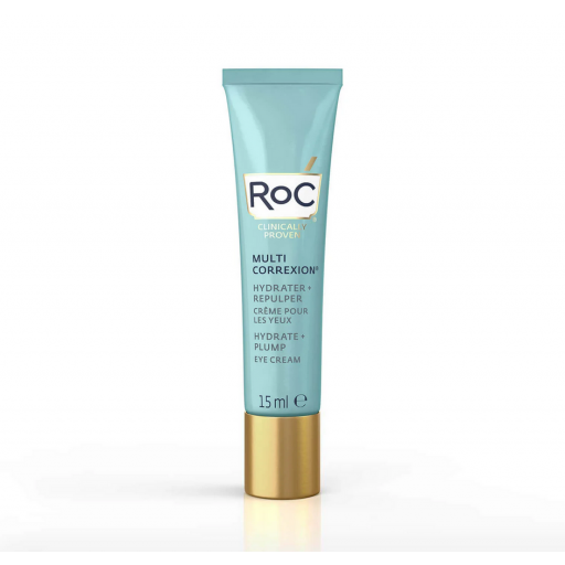 Roc Multi Correxion - Hydrate & Plump Crema Occhi Liftante 15 ml - Riduzione Rughe e Gonfiori