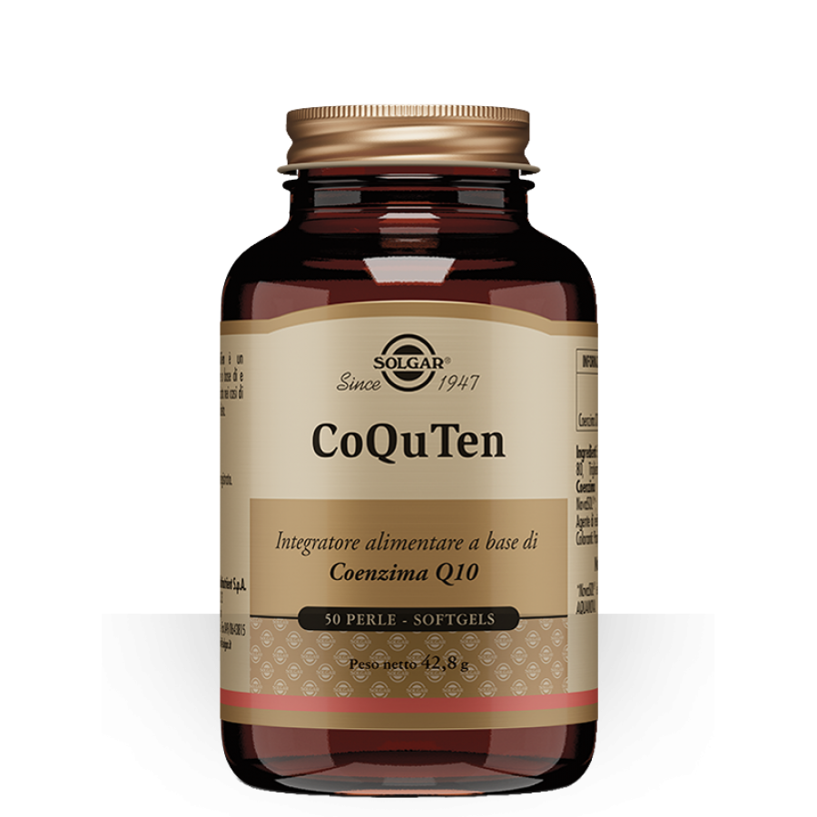 Solgar - Coquten 30 mg 50 perle softgels - Integratore di Coenzima Q10 ad Alta Biodisponibilità