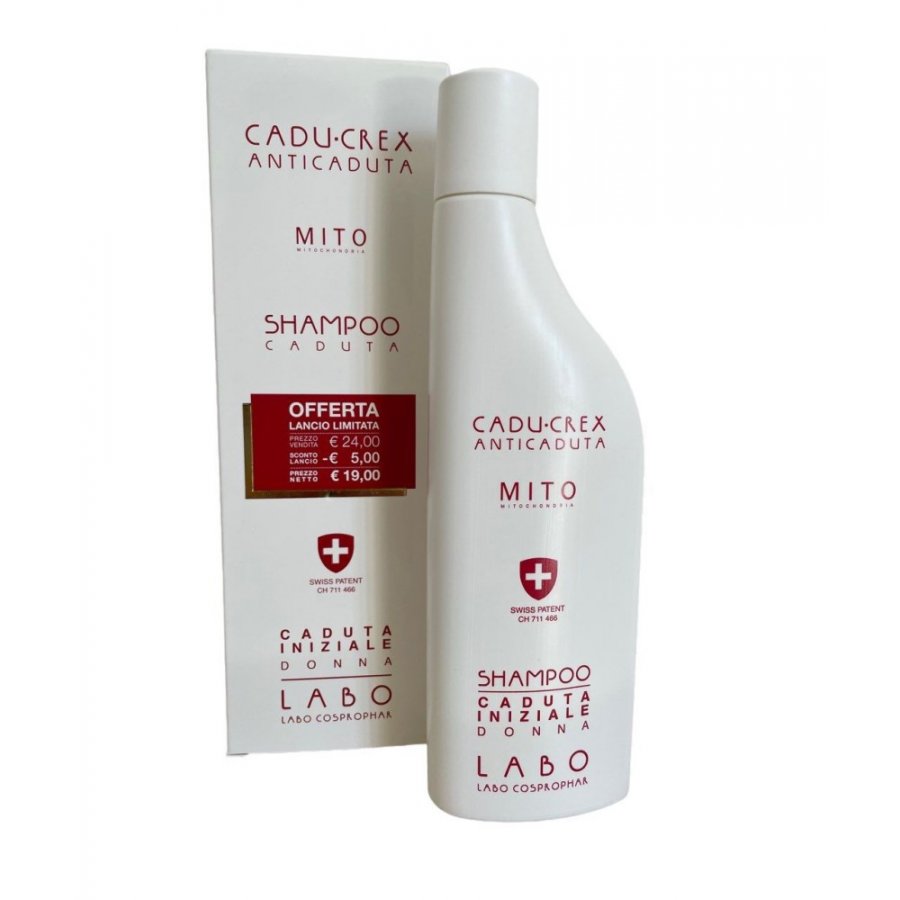 Shampoo Cadu-Crex Anti-Caduta MITO, 150 ml, Labo, Trattamento Anti-Caduta per Capelli