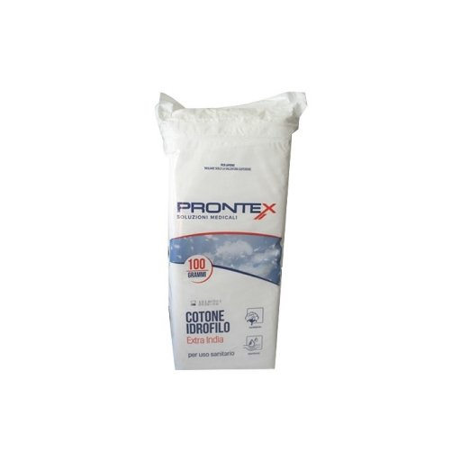 Prontex Cotone Idrofilo 250g - Uso Sanitario, Cosmetico e Pediatrico