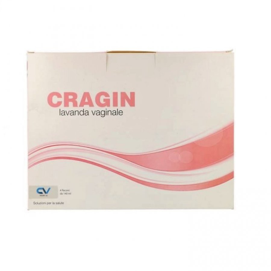 Cragin Lavanda Vaginale Cv Medical - Confezione da 4 flaconi da 140ml