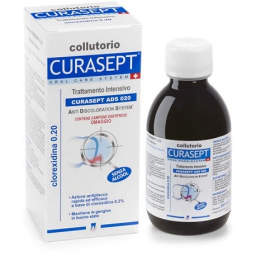 Curasept Collutorio 0,20% Ads + Dna trattamento intensivo 200ml