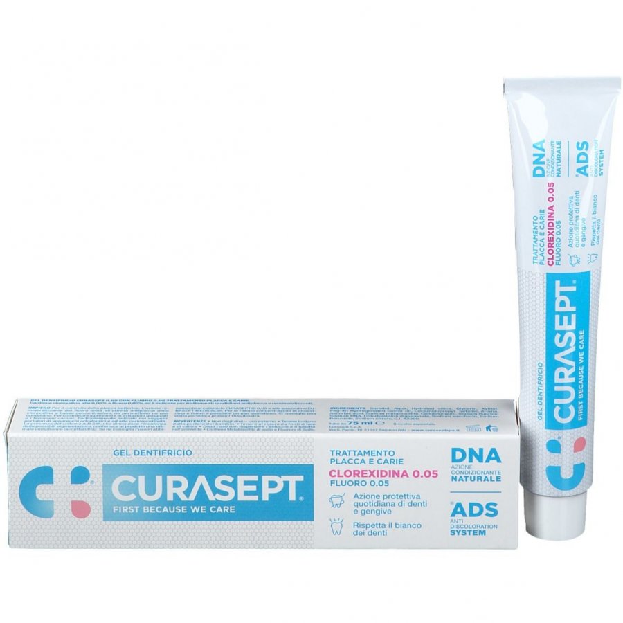 Curasept ADS+DNA Clorexidina 0,05% Dentifricio 75 ml