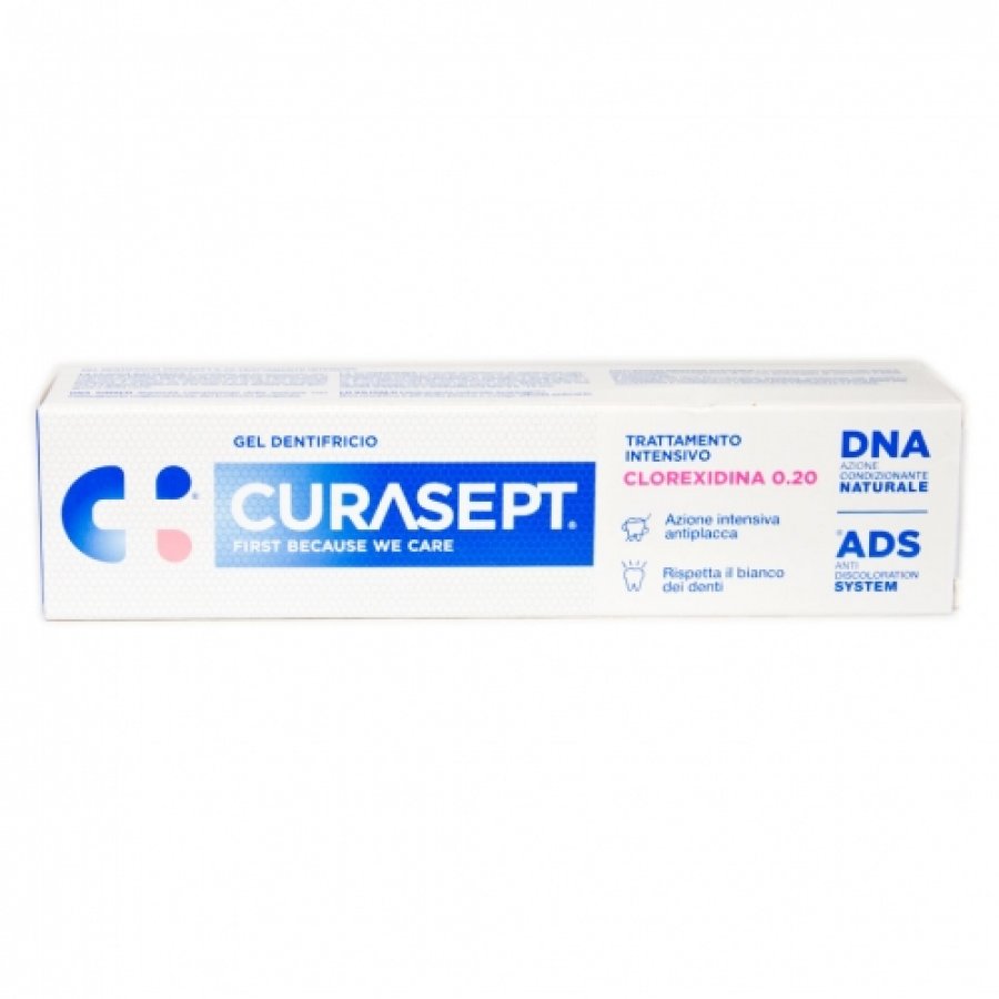 Curasept gel dentifricio clorexidina 0,20% + DNA 75ml