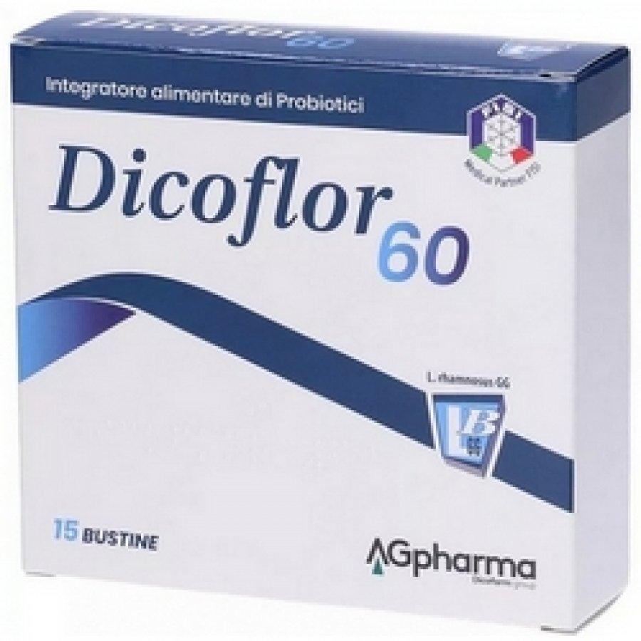 Dicoflor 60 - Integratore Probiotici L. rhamnosus GG 15 Bustine