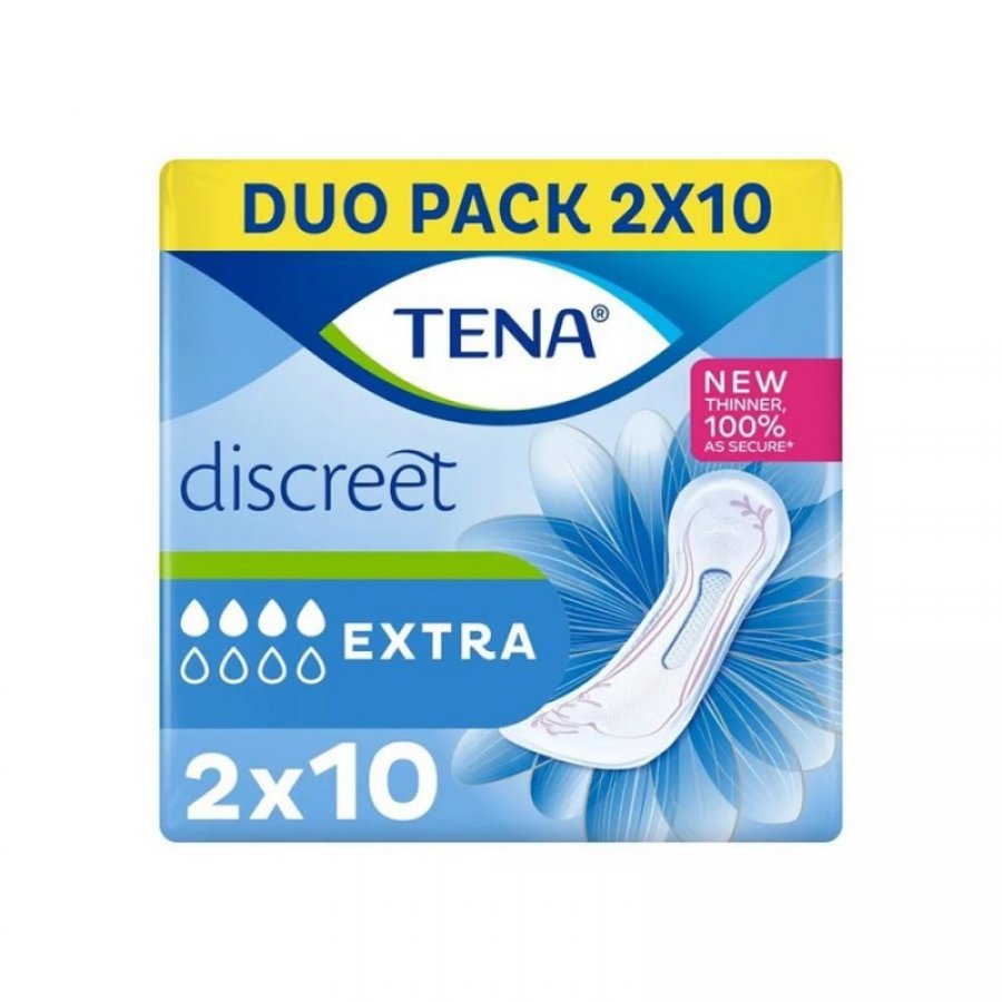 Tena Discreet Extra Incontinenza Leggera DuoPack 20 Pezzi