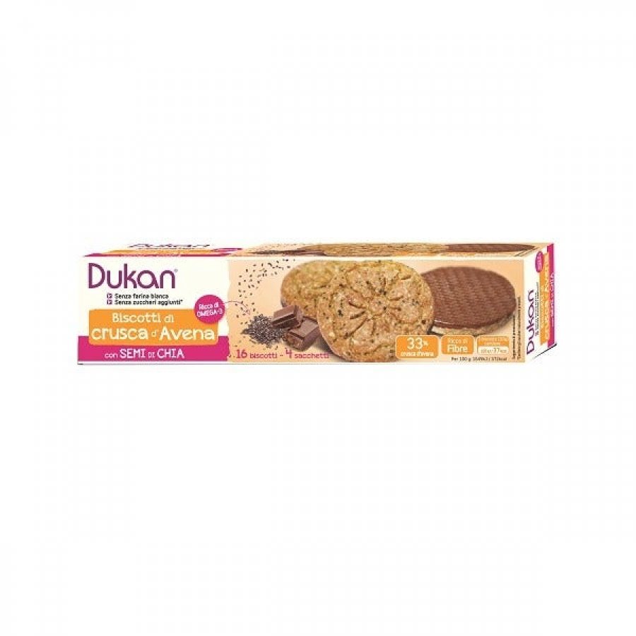 Dukan - Biscotti Semi Di Chia Con Cioccolato 160g