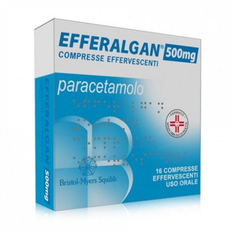 Efferalgan - 16 Compresse Effervescenti 500mg - Analgesico e Antipiretico