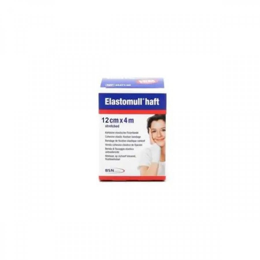 Elastomull Haft Benda 12cmx4m - Fissaggio Sicuro e Versatile per Medicazioni