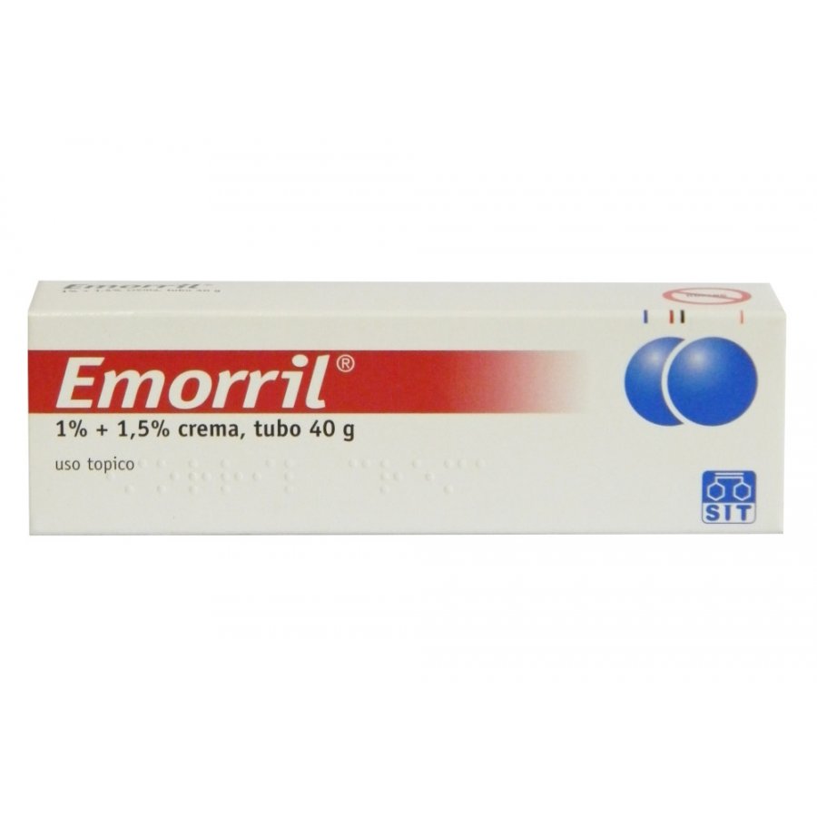 Emorril - Crema per complicanze delle emorroidi 40 g 1%+1,5%