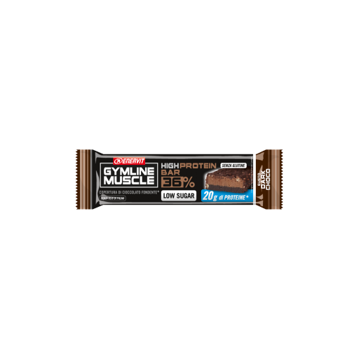 Enervit, Gymline Muscle High Protein Bar 36% Barretta Dark Choco, 55 g