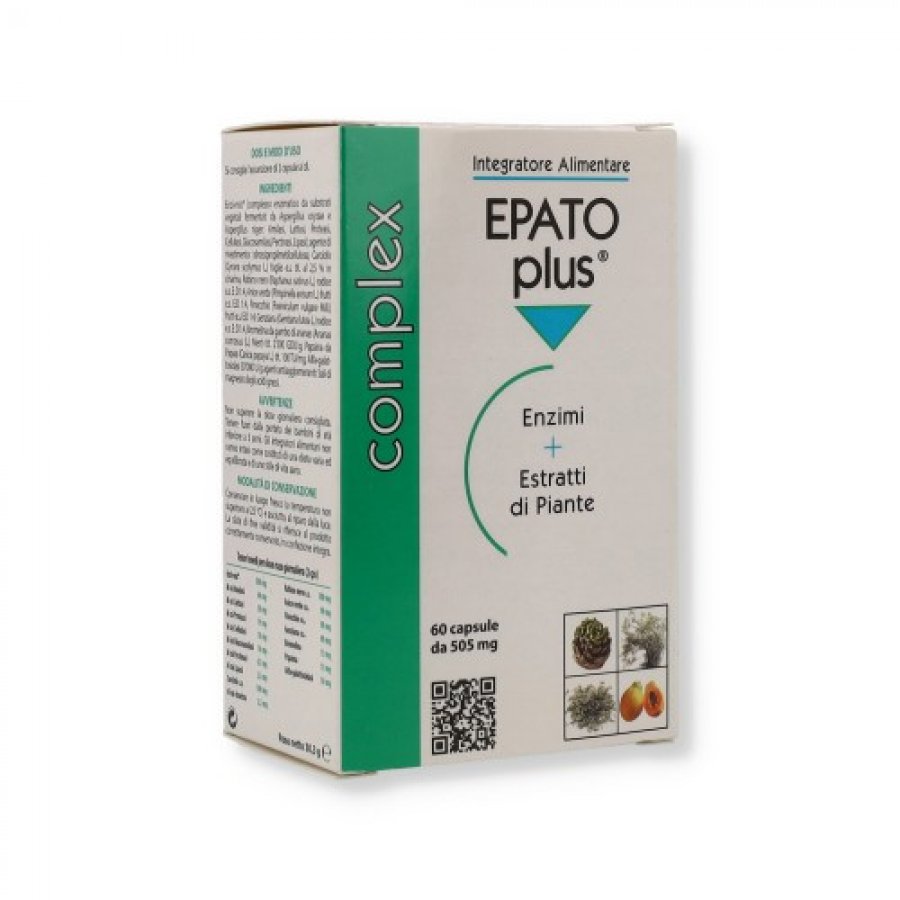 Piemme Pharmatech Epato Plus - Integratore Alimentare - 60 capsule da 505mg