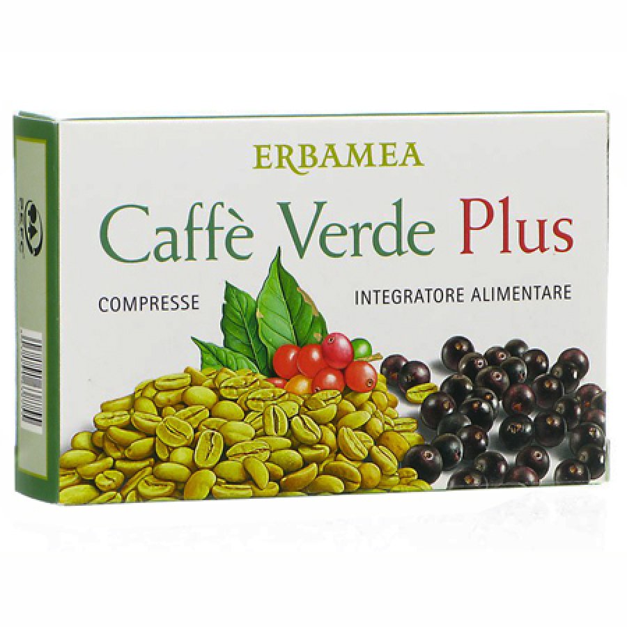 Caffè Verde Plus - Integratore Alimentare per il Sostegno Metabolico 24 Compresse - Brucia Grassi e Perdita di Peso