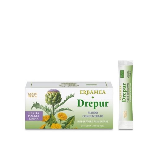 Drepur Fluido per Supportare la Funzionalità Epatica - 20 fiale da 10 ml